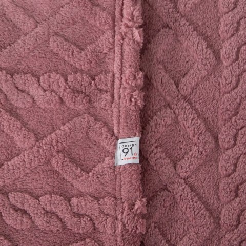 KOC D91 WARKOCZ 200 X 220 CM PUDROWY RÓŻ KOC D91 WARKOCZ 200 X 220 CM PUDROWY RÓŻ