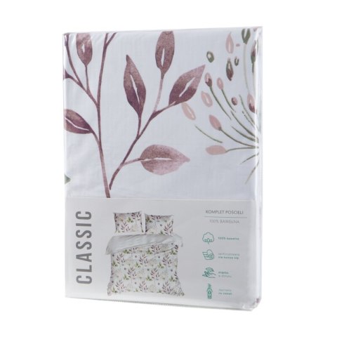 KOMPLET POŚCIELI BAWEŁNIANEJ SONIA 36 160 X 200 CM JASNOKREMOWY