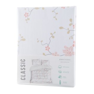 KOMPLET POŚCIELI BAWEŁNIANEJ SONIA 37 160 X 200 CM BIAŁY