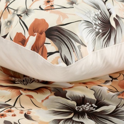 KOMPLET POŚCIELI SATYNOWEJ NIKA 51 140 X 200 CM CIEMNOKREMOWY KOMPLET POŚCIELI SATYNOWEJ NIKA 51 140 X 200 CM CIEMNOKREMOWY