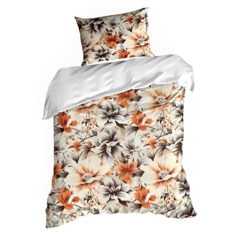 KOMPLET POŚCIELI SATYNOWEJ NIKA 51 220 X 200 CM CIEMNOKREMOWY KOMPLET POŚCIELI SATYNOWEJ NIKA 51 220 X 200 CM CIEMNOKREMOWY