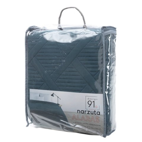 NARZUTA D91 ALARA5 170 X 210 CM TURKUSOWY NARZUTA D91 ALARA5 170 X 210 CM TURKUSOWY