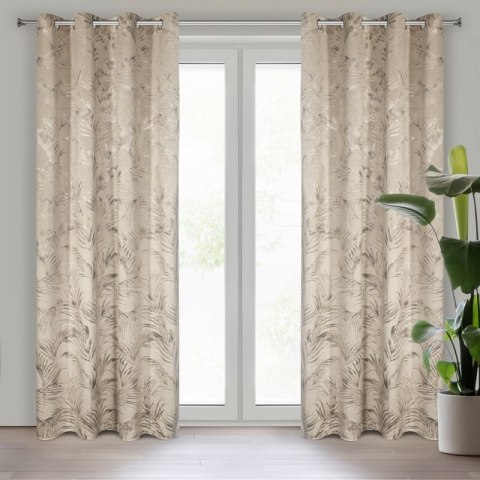 ZASŁONA GOTOWA DEBRA 135 X 270 CM BEŻOWY ZASŁONA GOTOWA DEBRA 135 X 270 CM BEŻOWY