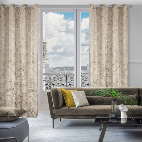 ZASŁONA GOTOWA DEBRA 135 X 270 CM BEŻOWY ZASŁONA GOTOWA DEBRA 135 X 270 CM BEŻOWY