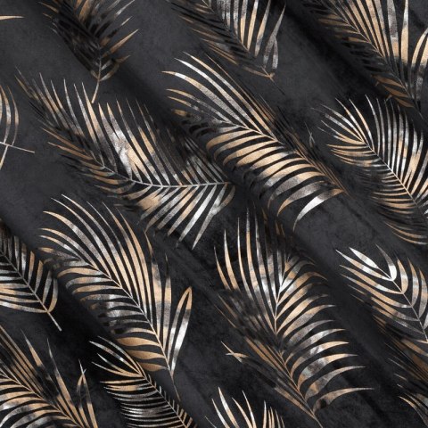 ZASŁONA GOTOWA GLORIA NA TAŚMIE 140 X 300 CM CZARNY ZASŁONA GOTOWA GLORIA NA TAŚMIE 140 X 300 CM CZARNY