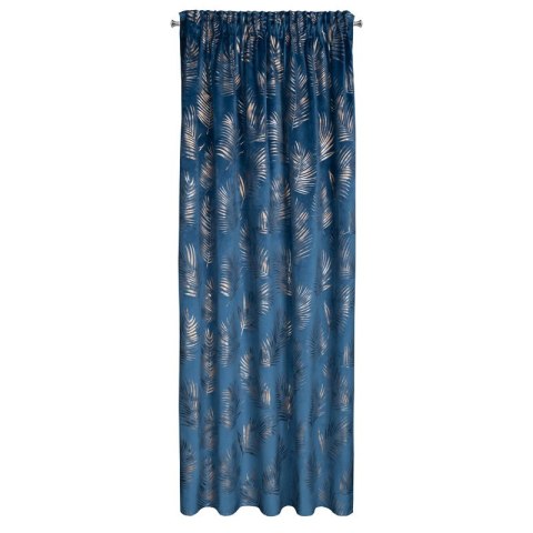 ZASŁONA GOTOWA GLORIA NA TAŚMIE 140 X 300 CM GRANATOWY ZASŁONA GOTOWA GLORIA NA TAŚMIE 140 X 300 CM GRANATOWY