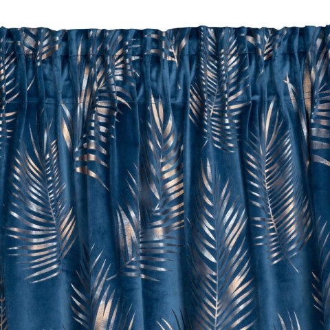 ZASŁONA GOTOWA GLORIA NA TAŚMIE 140 X 300 CM GRANATOWY ZASŁONA GOTOWA GLORIA NA TAŚMIE 140 X 300 CM GRANATOWY