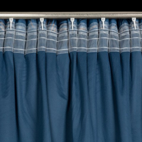 ZASŁONA GOTOWA GLORIA NA TAŚMIE 140 X 300 CM GRANATOWY ZASŁONA GOTOWA GLORIA NA TAŚMIE 140 X 300 CM GRANATOWY