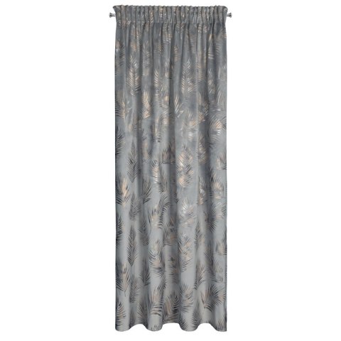 ZASŁONA GOTOWA GLORIA NA TAŚMIE 140 X 300 CM STALOWY ZASŁONA GOTOWA GLORIA NA TAŚMIE 140 X 300 CM STALOWY