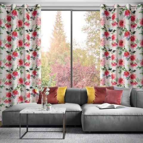 ZASŁONA GOTOWA PETRA 140 X 250 CM BIAŁY ZASŁONA GOTOWA PETRA 140 X 250 CM BIAŁY