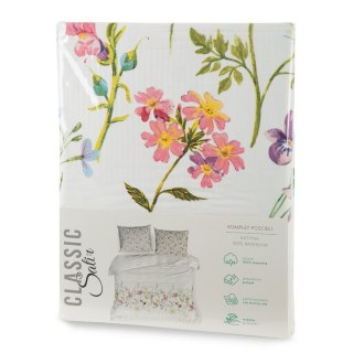 KOMPLET POŚCIELI SATYNOWEJ SPRING 24 220 X 200 CM BIAŁY