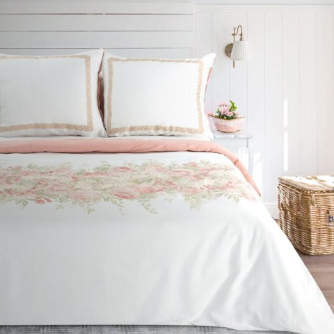 KOMPLET POŚCIELI SATYNOWEJ SPRING 25 220 X 200 CM BIAŁY KOMPLET POŚCIELI SATYNOWEJ SPRING 25 220 X 200 CM BIAŁY