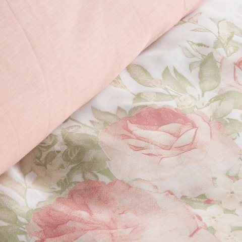 KOMPLET POŚCIELI SATYNOWEJ SPRING 25 220 X 200 CM BIAŁY KOMPLET POŚCIELI SATYNOWEJ SPRING 25 220 X 200 CM BIAŁY