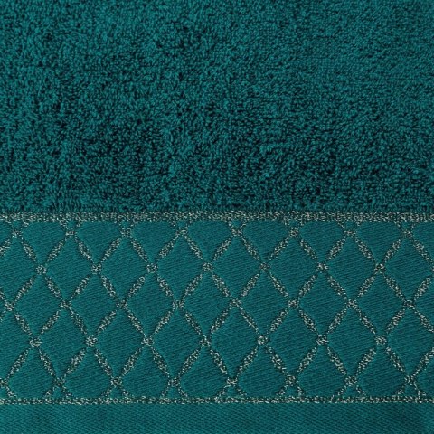 RĘCZNIK LAYLA (06) 70 X 140 CM CIEMNOTURKUSOWY