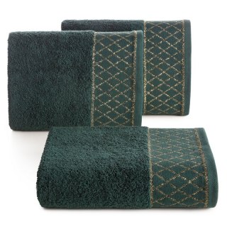 RĘCZNIK LAYLA (07) 30 X 50 CM CIEMNOZIELONY