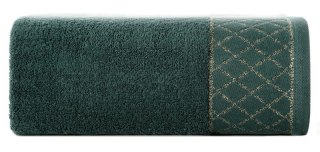 RĘCZNIK LAYLA (07) 70 X 140 CM CIEMNOZIELONY