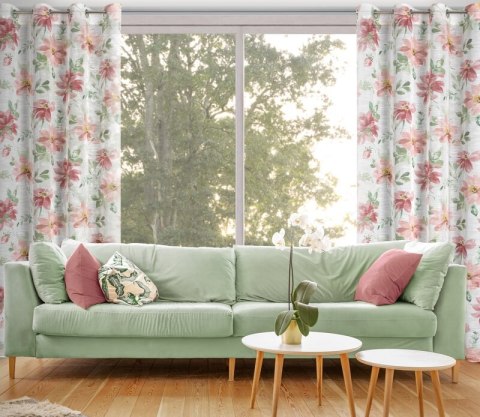 ZASŁONA GOTOWA DEBI 140 X 250 CM BIAŁY ZASŁONA GOTOWA DEBI 140 X 250 CM BIAŁY