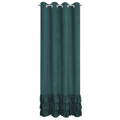 ZASŁONA GOTOWA MEGI 140 X 250 CM CIEMNOZIELONY ZASŁONA GOTOWA MEGI 140 X 250 CM CIEMNOZIELONY