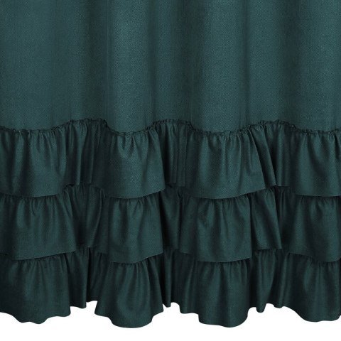 ZASŁONA GOTOWA MEGI 140 X 250 CM CIEMNOZIELONY ZASŁONA GOTOWA MEGI 140 X 250 CM CIEMNOZIELONY