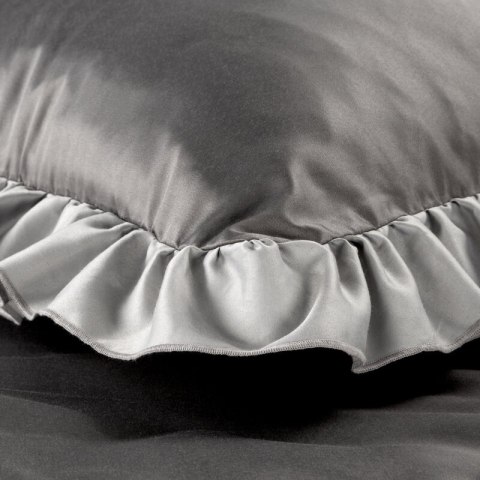 KOMPLET POŚCIELI ELIZA 220 X 200 CM STALOWY KOMPLET POŚCIELI ELIZA 220 X 200 CM STALOWY