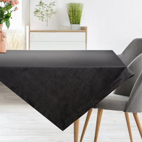 OBRUS MELINDA 85 X 85 CM CZARNY OBRUS MELINDA 85 X 85 CM CZARNY