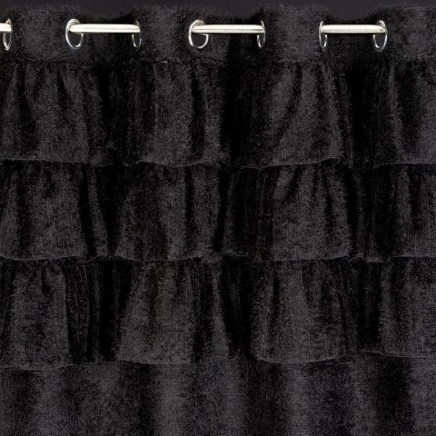 ZASŁONA GOTOWA AGIS 2 140 X 250 CM CZARNY ZASŁONA GOTOWA AGIS 2 140 X 250 CM CZARNY