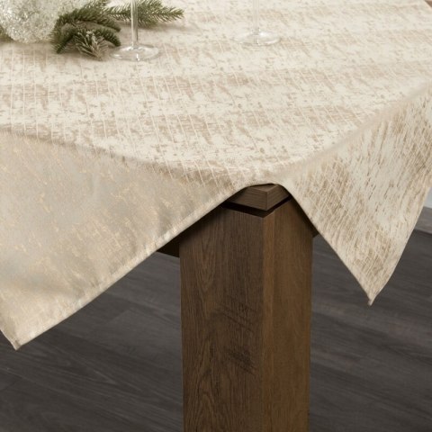 OBRUS ALINA 85 X 85 CM BEŻOWY OBRUS ALINA 85 X 85 CM BEŻOWY