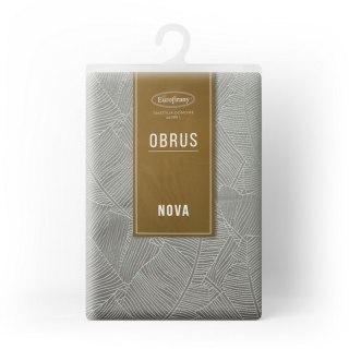 OBRUS ISLA 140 X 300 CM SREBRNY