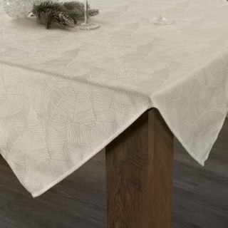 OBRUS ISLA 85 X 85 CM KREMOWY