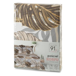 POŚCIEL D91 KORFU 160 X 200 CM BEŻOWY