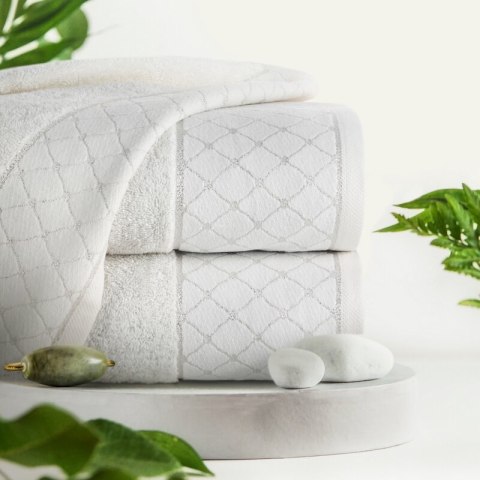 RĘCZNIK MARTHA (05) 50 X 90 CM SREBRNY