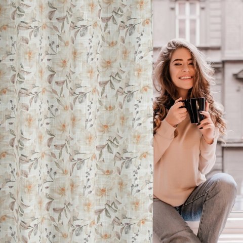 ZASŁONA GOTOWA AMARA 140 X 250 CM NATURALNY ZASŁONA GOTOWA AMARA 140 X 250 CM NATURALNY