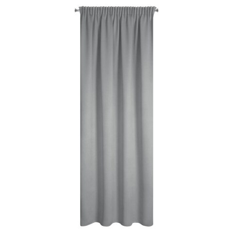 ZASŁONA GOTOWA CARLO NA TAŚMIE 130 X 300 CM SREBRNY ZASŁONA GOTOWA CARLO NA TAŚMIE 130 X 300 CM SREBRNY