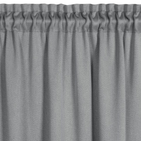 ZASŁONA GOTOWA CARLO NA TAŚMIE 130 X 300 CM SREBRNY ZASŁONA GOTOWA CARLO NA TAŚMIE 130 X 300 CM SREBRNY