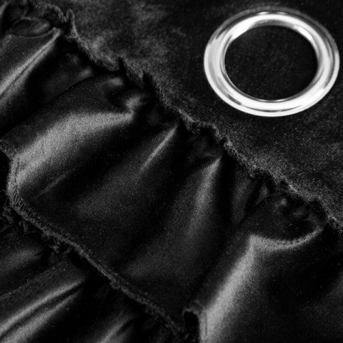 ZASŁONA GOTOWA ERIN 140 X 250 CM CZARNY ZASŁONA GOTOWA ERIN 140 X 250 CM CZARNY