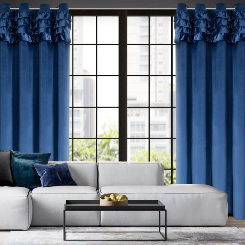 ZASŁONA GOTOWA ERIN 140 X 250 CM GRANATOWY ZASŁONA GOTOWA ERIN 140 X 250 CM GRANATOWY