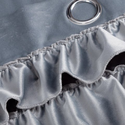 ZASŁONA GOTOWA ERIN 140 X 250 CM SZARY ZASŁONA GOTOWA ERIN 140 X 250 CM SZARY