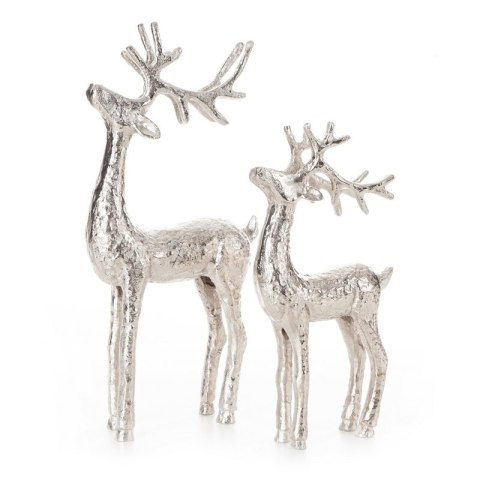 FIGURKA ŚWIATECZNA M166A 16 X 6 X 39 CM SREBRNY FIGURKA ŚWIATECZNA M166A 16 X 6 X 39 CM SREBRNY
