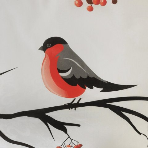 KOMPLET POŚCIELI ŚWIATECZNEJ BERRY 220 X 200 CM BIAŁY KOMPLET POŚCIELI ŚWIATECZNEJ BERRY 220 X 200 CM BIAŁY