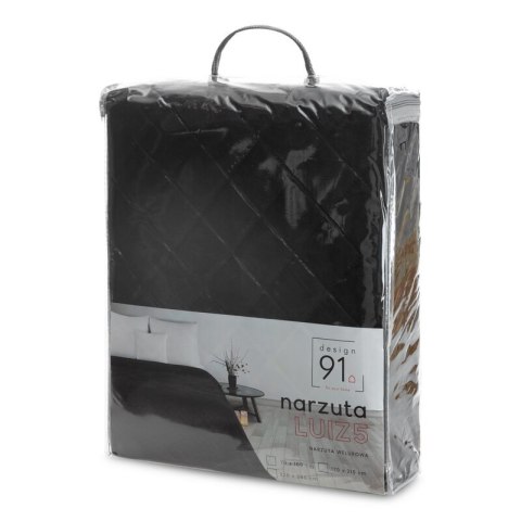 NARZUTA D91 LUIZ 5 70 X 160 CM CZARNY NARZUTA D91 LUIZ 5 70 X 160 CM CZARNY