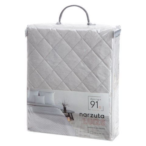 NARZUTA D91 LUIZ 5 70 X 160 CM JASNOSREBRNY NARZUTA D91 LUIZ 5 70 X 160 CM JASNOSREBRNY