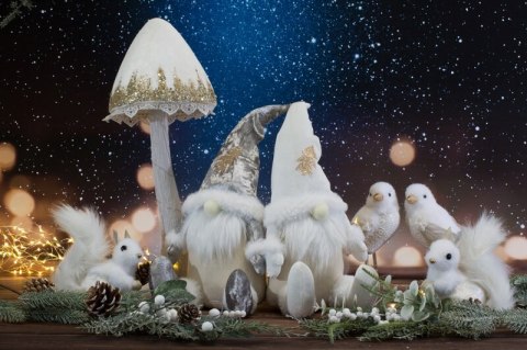 OZDOBA ŚWIĄTECZNA 61 10 X 6 X 10 CM BIAŁY OZDOBA ŚWIĄTECZNA 61 10 X 6 X 10 CM BIAŁY