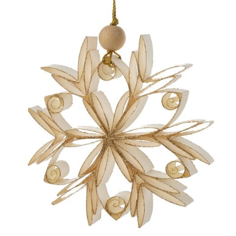 OZDOBA ŚWIĄTECZNA PA 89 12 X 0.5 X 12 CM KREMOWY OZDOBA ŚWIĄTECZNA PA 89 12 X 0.5 X 12 CM KREMOWY