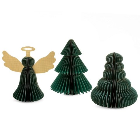 OZDOBA ŚWIĄTECZNA PA 96 25 X 15 X 25 CM ZIELONY OZDOBA ŚWIĄTECZNA PA 96 25 X 15 X 25 CM ZIELONY