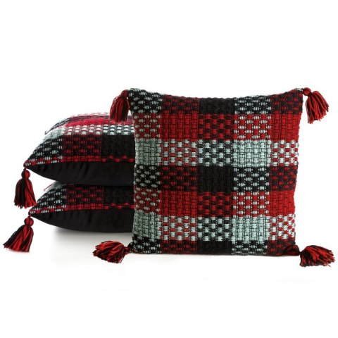 POSZEWKA HILAR 45 X 45 CM CZERWONY POSZEWKA HILAR 45 X 45 CM CZERWONY