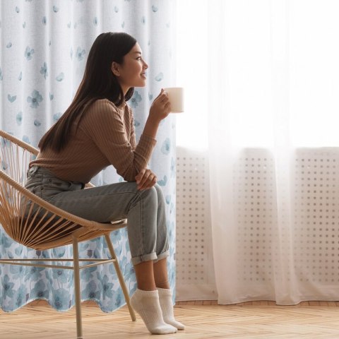 ZASŁONA GOTOWA ANDREA 140 X 250 CM BIAŁY ZASŁONA GOTOWA ANDREA 140 X 250 CM BIAŁY