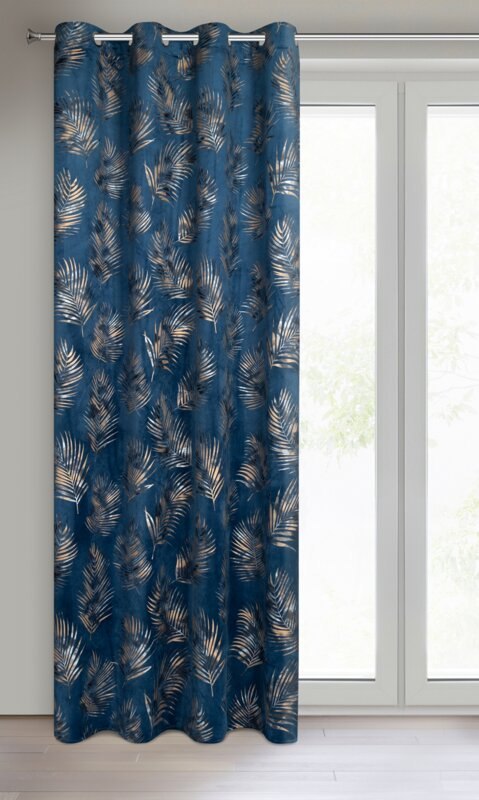 ZASŁONA GOTOWA GLORIA 140 X 250 CM GRANATOWY ZASŁONA GOTOWA GLORIA 140 X 250 CM GRANATOWY