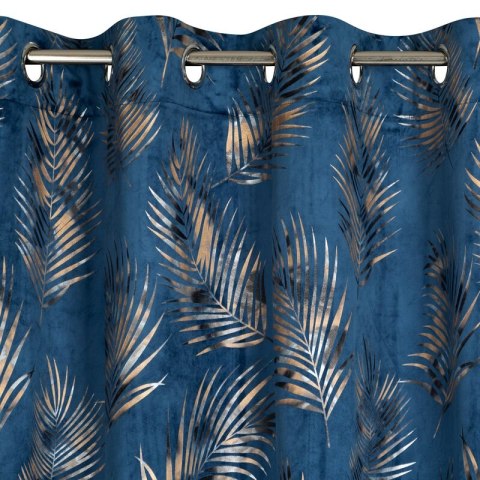 ZASŁONA GOTOWA GLORIA 140 X 250 CM GRANATOWY ZASŁONA GOTOWA GLORIA 140 X 250 CM GRANATOWY