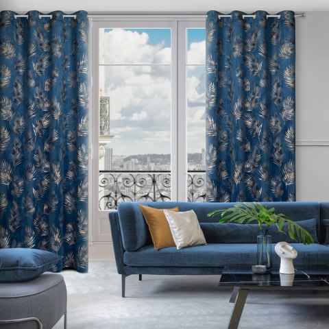 ZASŁONA GOTOWA GLORIA 140 X 250 CM GRANATOWY ZASŁONA GOTOWA GLORIA 140 X 250 CM GRANATOWY