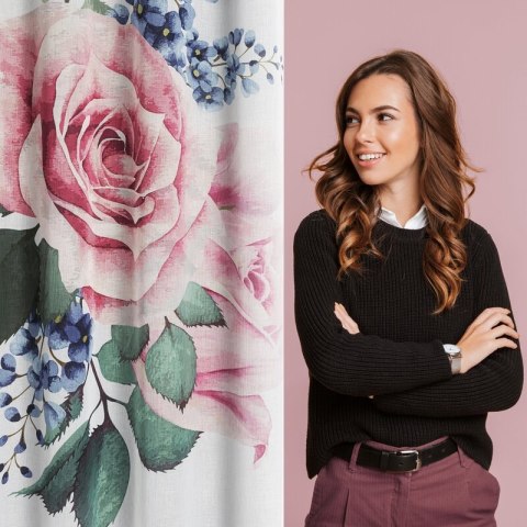 ZASŁONA GOTOWA LIA 140 X 260 CM BIAŁY ZASŁONA GOTOWA LIA 140 X 260 CM BIAŁY